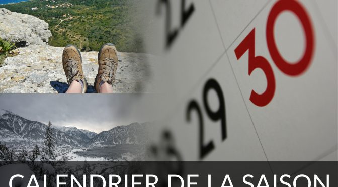 Calendrier de la saison 2021-2022