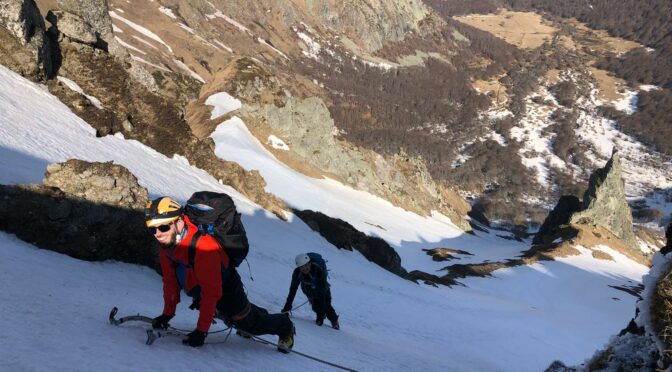 sortie initiation alpinisme le 16 janvier 2022